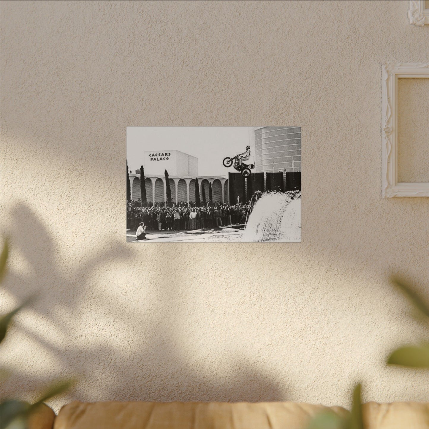 Evel Knievel "Easy Air" Canvas Wall Print