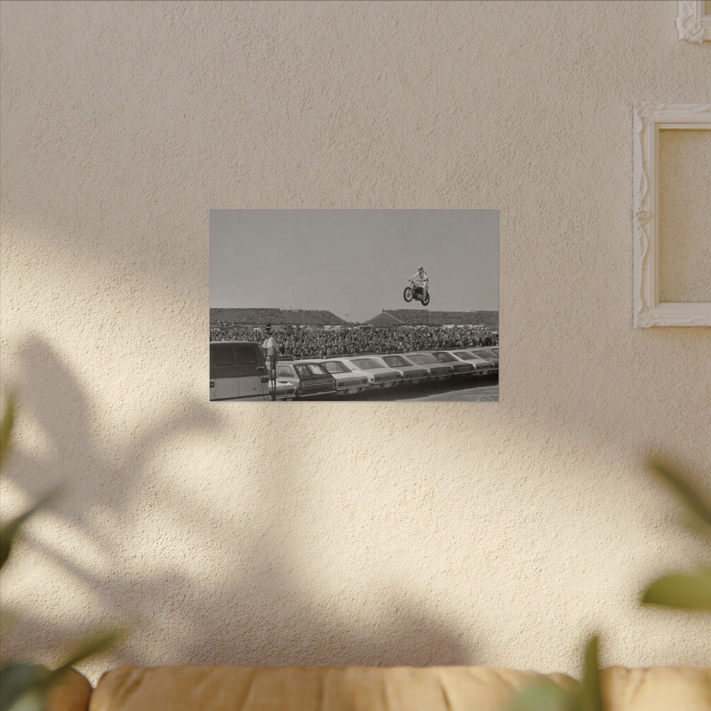 Evel Knievel "American Daredevil" Canvas Wall Print