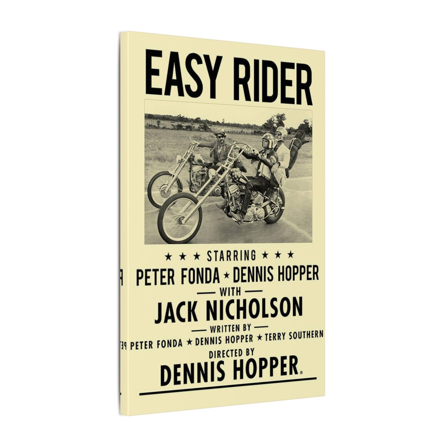 Easy Rider Movie Poster Canvas Wall Print