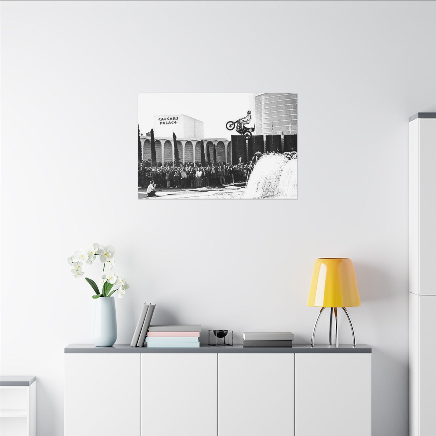 Evel Knievel "Easy Air" Canvas Wall Print