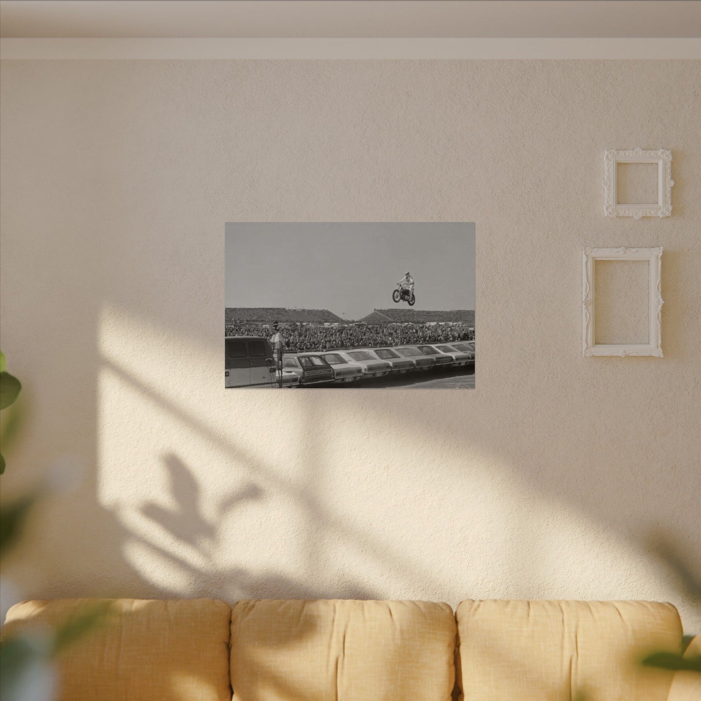 Evel Knievel "American Daredevil" Canvas Wall Print