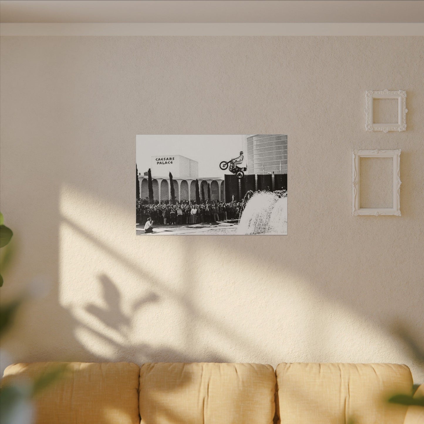 Evel Knievel "Easy Air" Canvas Wall Print