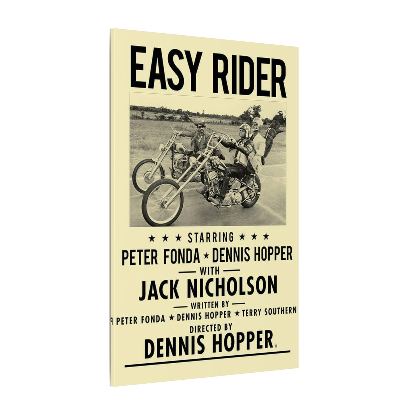 Easy Rider Movie Poster Canvas Wall Print