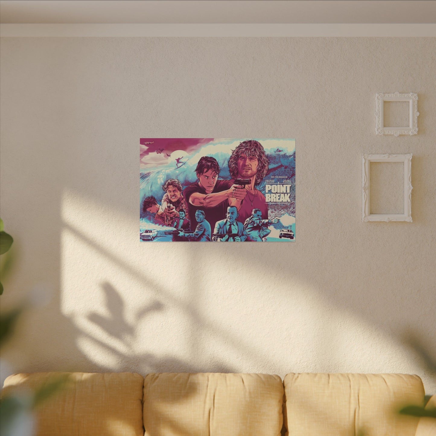 Point Break Canvas Wall Print "Point Break Animated Movie Poster Tribute"