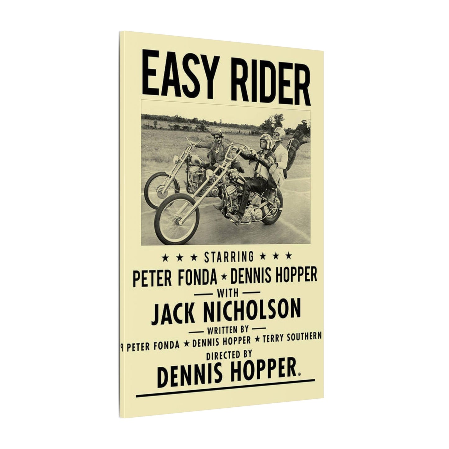 Easy Rider Movie Poster Canvas Wall Print