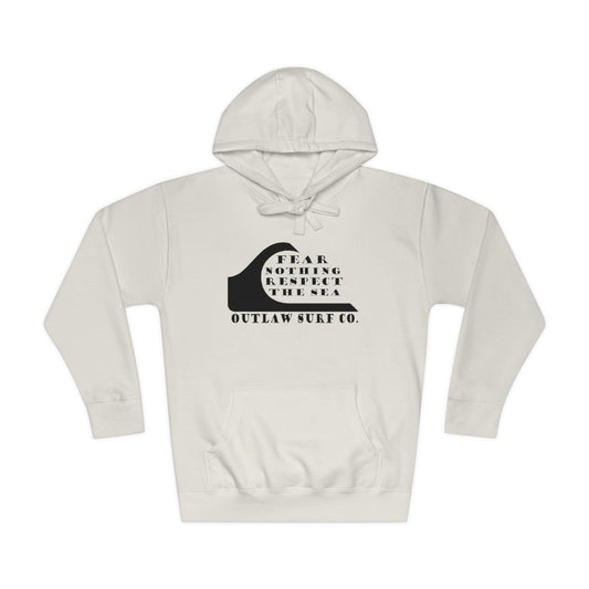 Outlaw Surf Respect The Sea  Logo Hoodie