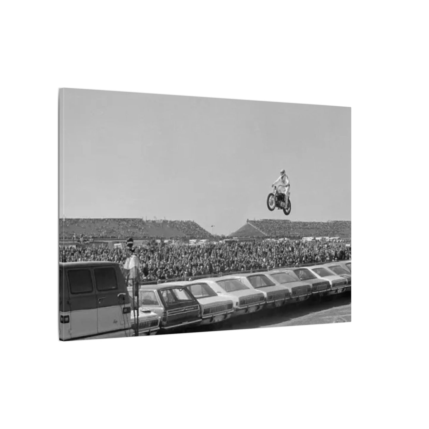 Evel Knievel "American Daredevil" Canvas Wall Print