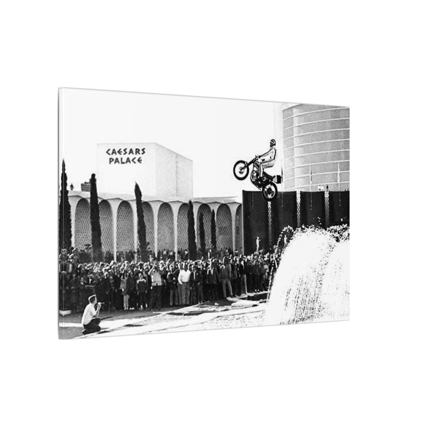 Evel Knievel "Easy Air" Canvas Wall Print